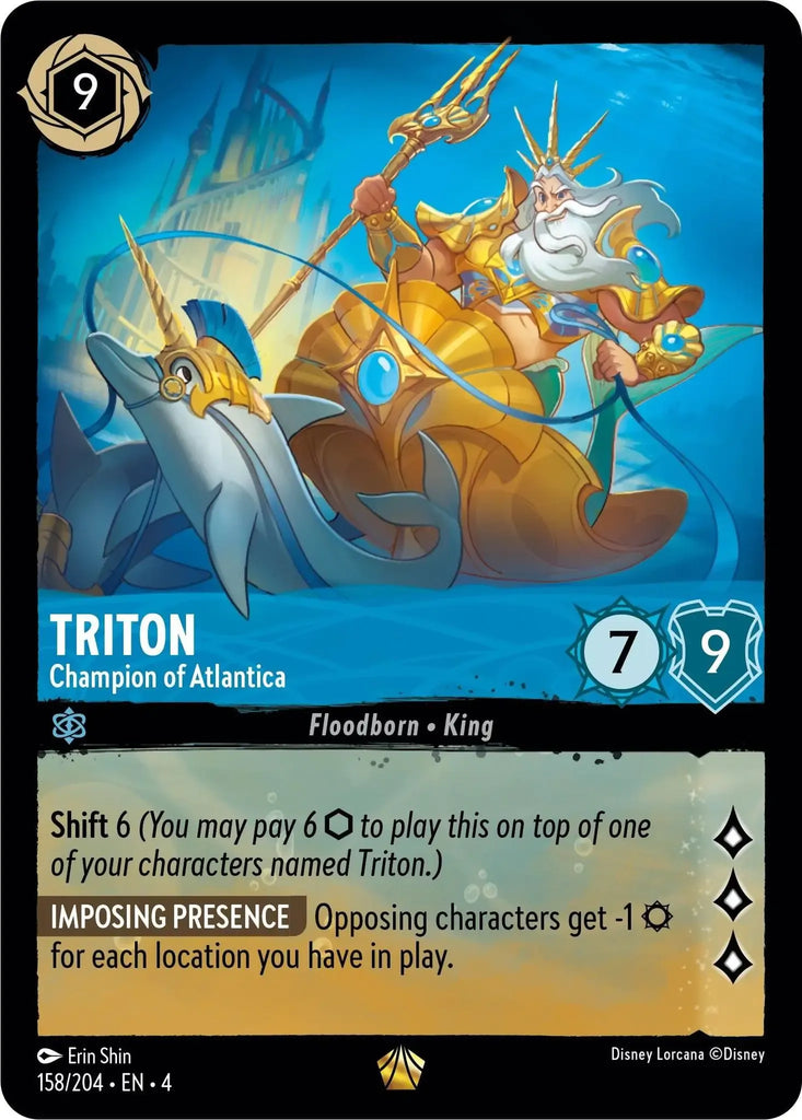 4URS-158, L, Triton, Champion of Atlantica (Foil)