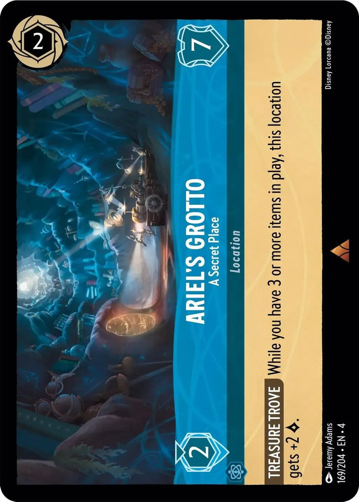 4URS-169, R, Ariel's Grotto, A Secret Place (Foil)