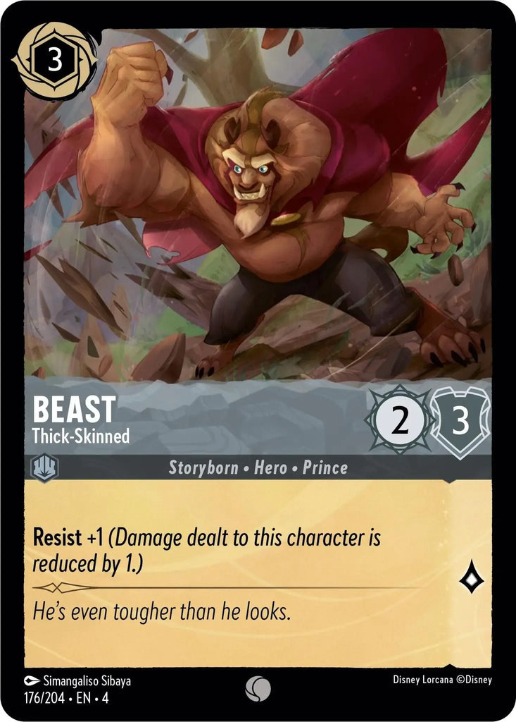 4URS-176, C, Beast, Thick-Skinned (Foil)