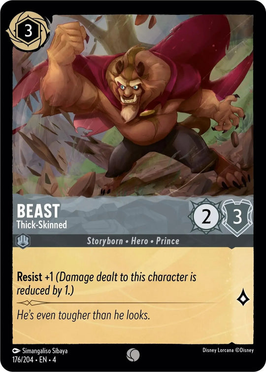 4URS-176, C, Beast, Thick-Skinned (Foil)