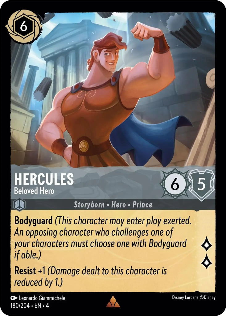 4URS-180, R, Hercules, Beloved Hero (Foil)