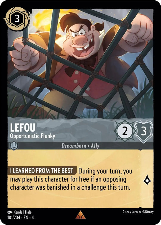 4URS-181, R, Lefou, Opportunistic Flunky (Foil)