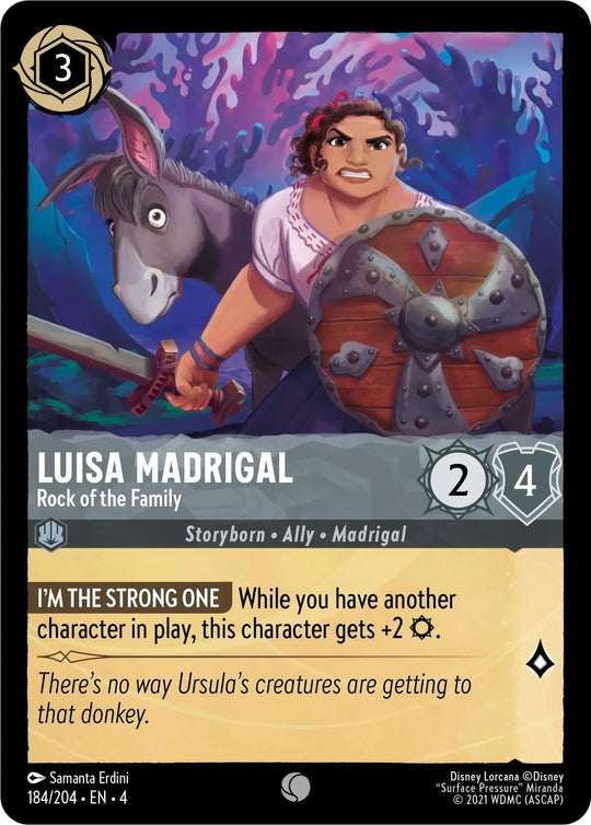 4URS-184, C, Luisa Madrigal, Rock of the Family (Foil)