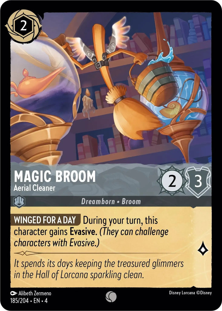 4URS-185, C, Magic Broom, Aerial Cleaner (Foil)