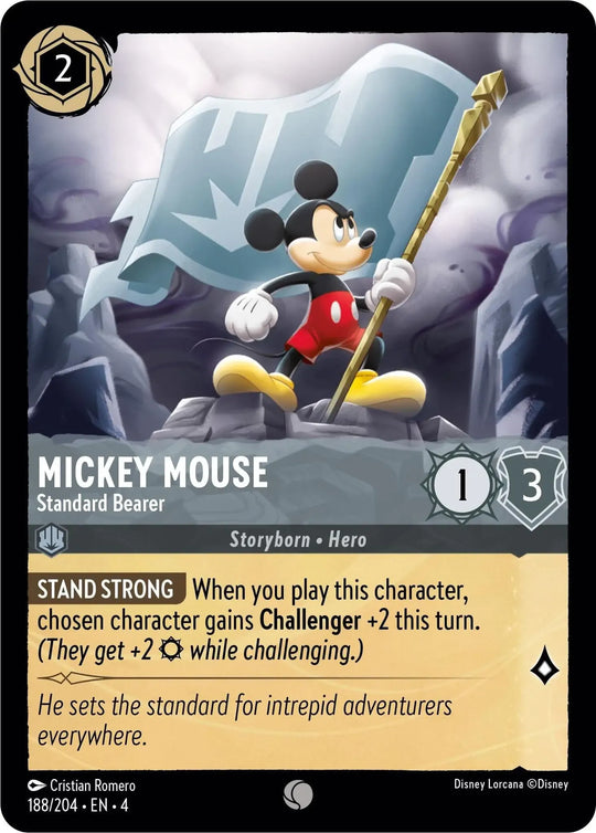 4URS-188, C, Mickey Mouse, Standard-Bearer (Foil)