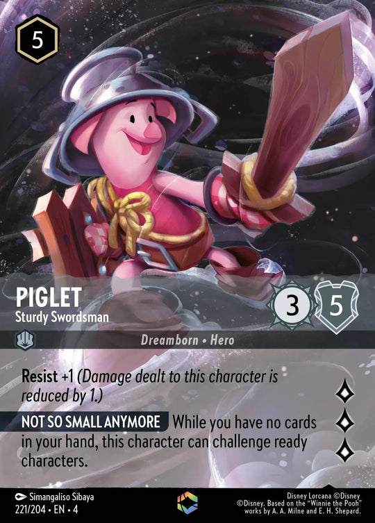 4URS-221, E, Piglet, Sturdy Swordsman