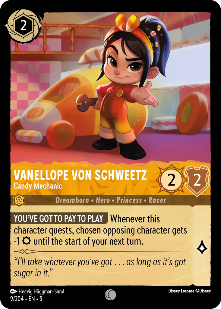 5SSK-009, C, Vanellope Von Schweetz - Candy Mechanic (Foil)