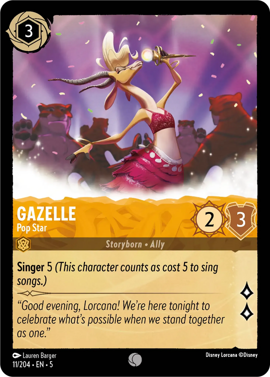 5SSK-011, C, Gazelle - Pop Star (Foil)