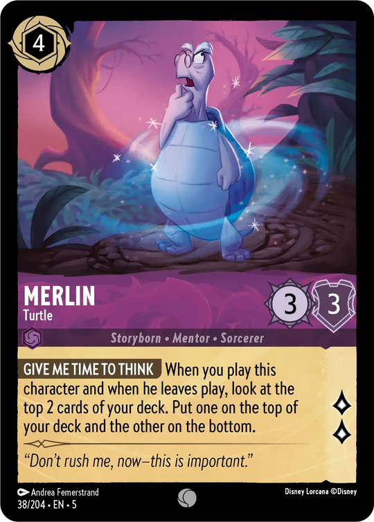 5SSK-038, C, Merlin - Turtle (Foil)