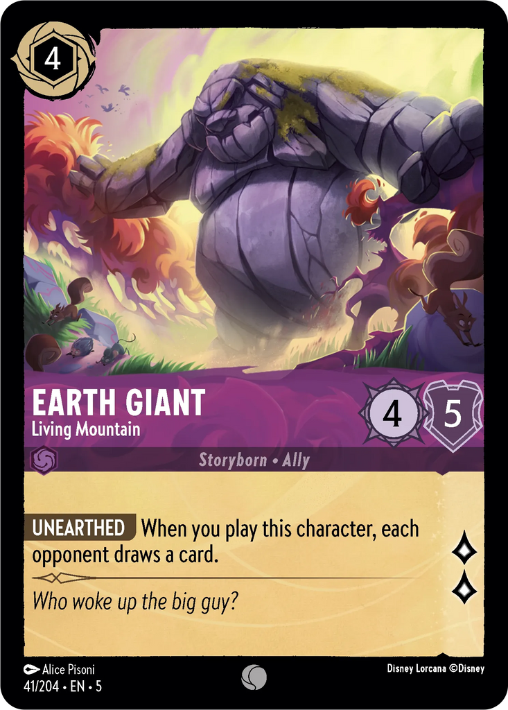 5SSK-041, C, Earth Giant - Living Mountain