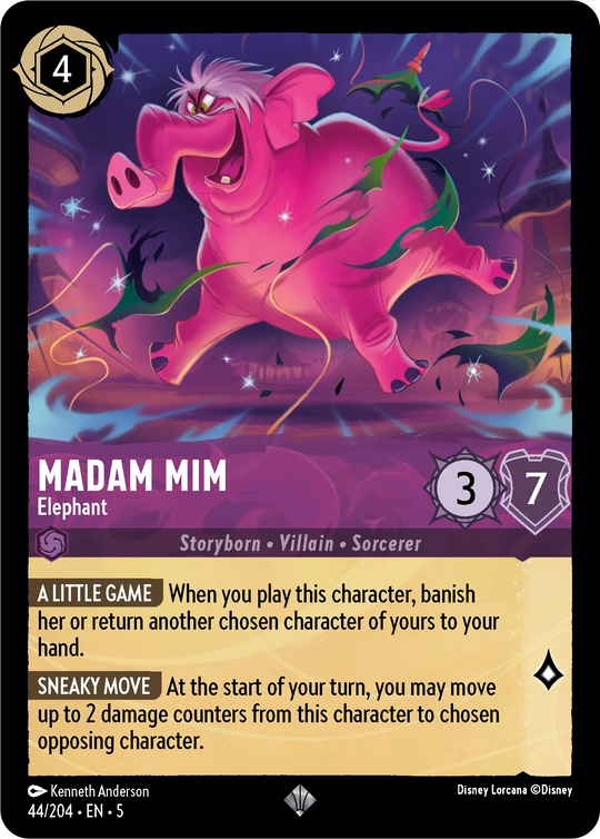 5SSK-044, SR, Madam Mim - Elephant (Foil)