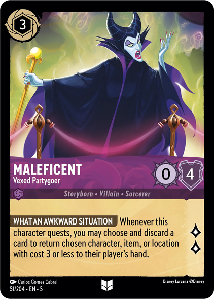 5SSK-051, UC, Maleficent - Vexed Partygoer