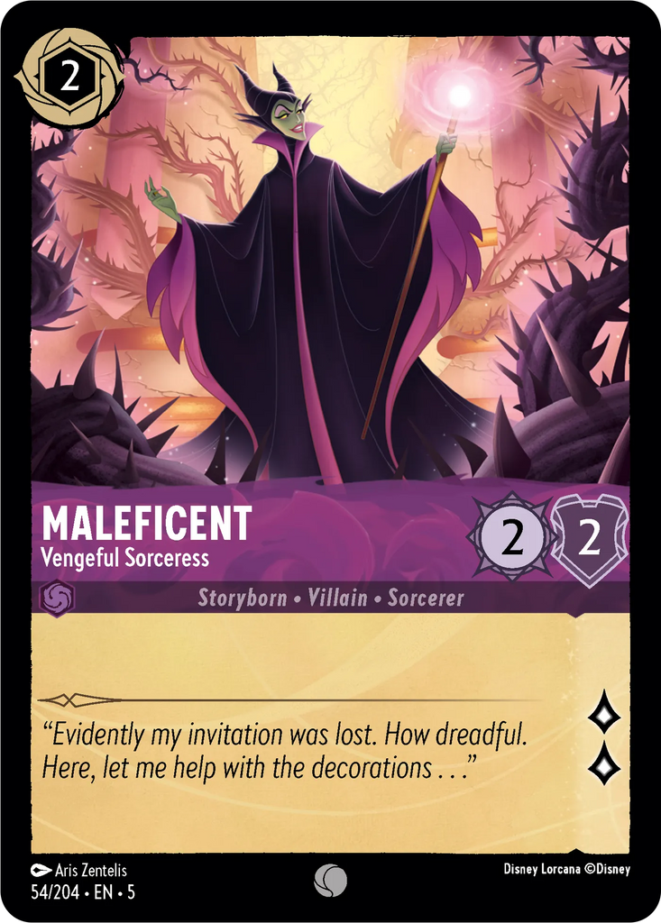 5SSK-054, C, Maleficent - Vengeful Sorceress