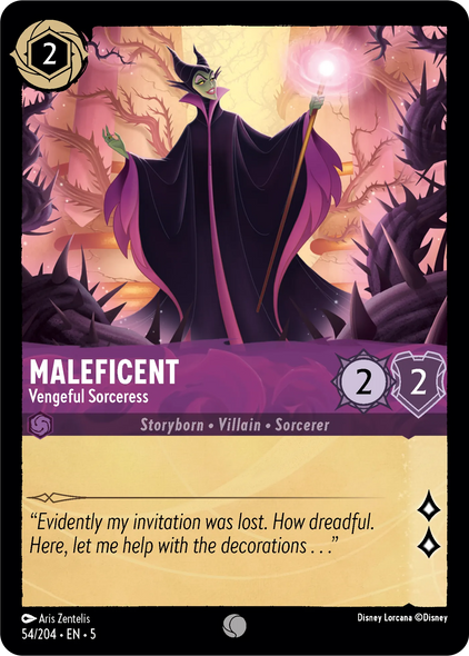 5SSK-054, C, Maleficent - Vengeful Sorceress
