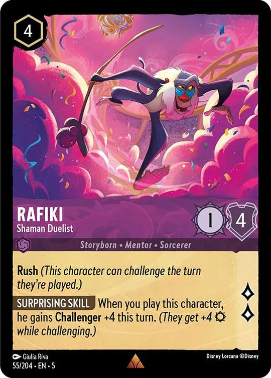 5SSK-055, R, Rafiki - Shaman Duelist
