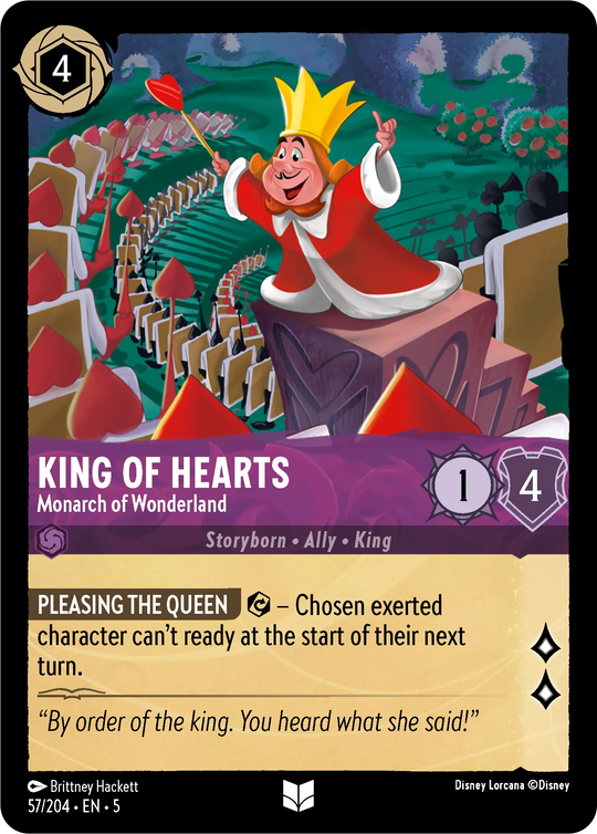 5SSK-057, UC, King of Hearts - Monarch of Wonderland