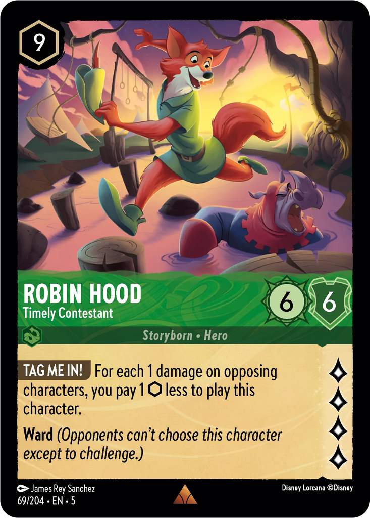 5SSK-069, R, Robin Hood - Timely Contestant (Foil)