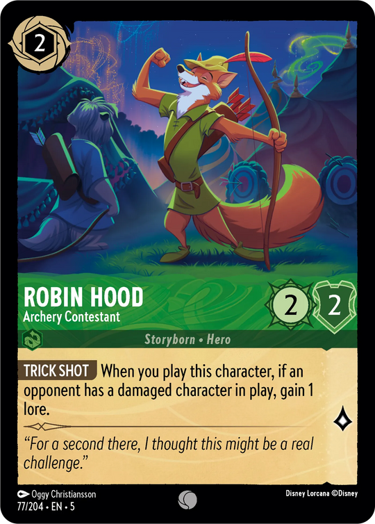 5SSK-077, C, Robin Hood - Archery Contestant (Foil)