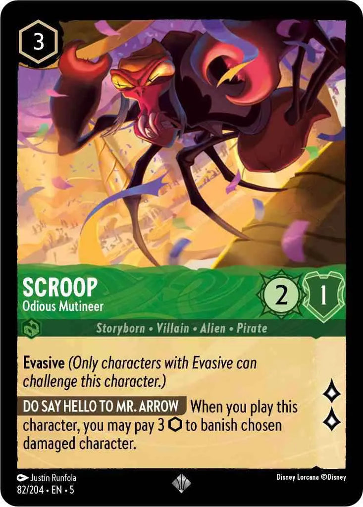 5SSK-082, SR, Scroop - Odious Mutineer (Foil)