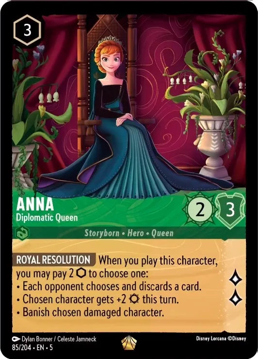 5SSK-085, L, Anna - Diplomatic Queen (Foil)