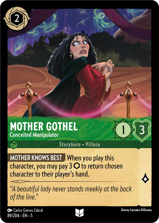 5SSK-089, UC, Mother Gothel - Conceited Manipulator