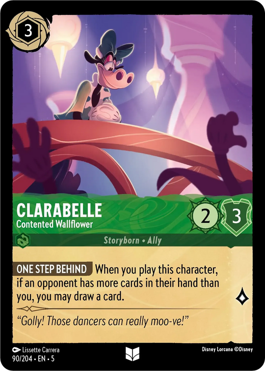 5SSK-090, UC, Clarabelle - Contented Wallflower (Foil)