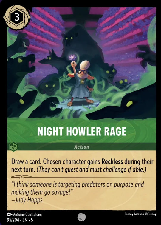 5SSK-095, C, Night Howler Rage (Foil)