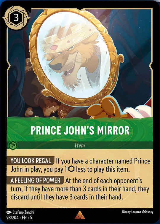 5SSK-098, R, Prince John's Mirror (Foil)