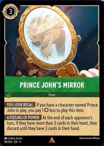 5SSK-098, R, Prince John's Mirror
