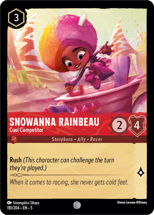 5SSK-110, C, Snowanna Rainbeau - Cool Competitor (Foil)