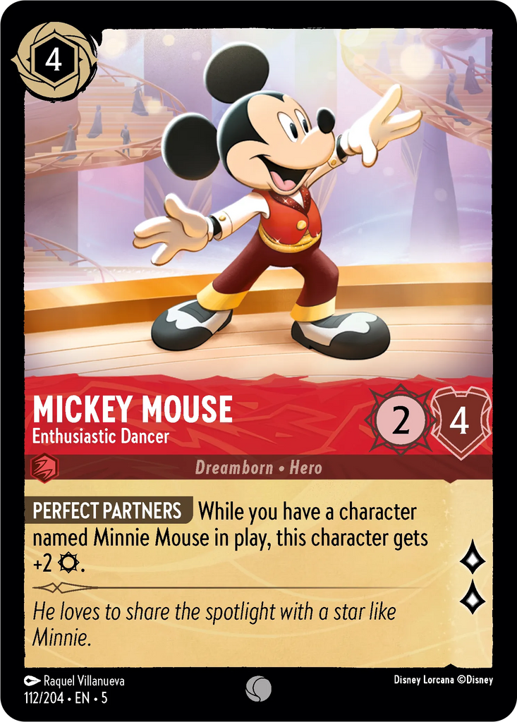 5SSK-112, C, Mickey Mouse - Enthusiastic Dancer (Foil)