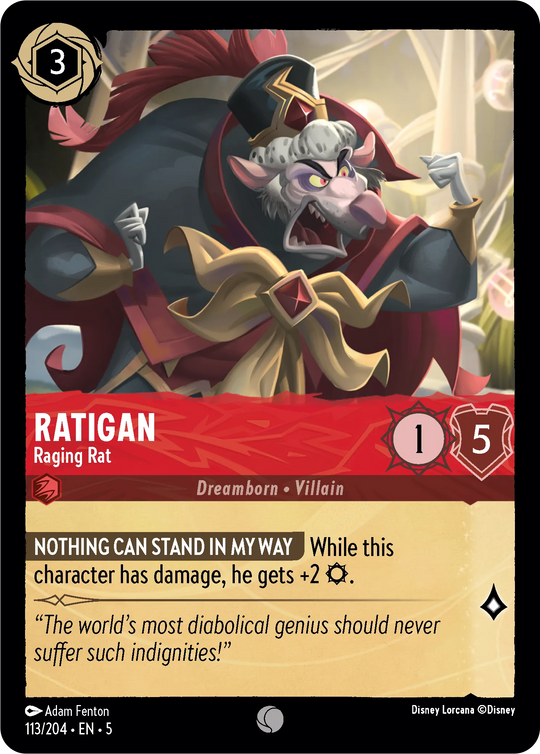 5SSK-113, C, Ratigan - Raging Rat