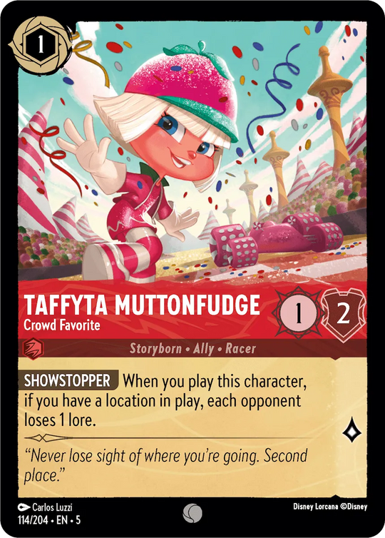 5SSK-114, C, Taffyta Muttonfudge - Crowd Favorite (Foil)