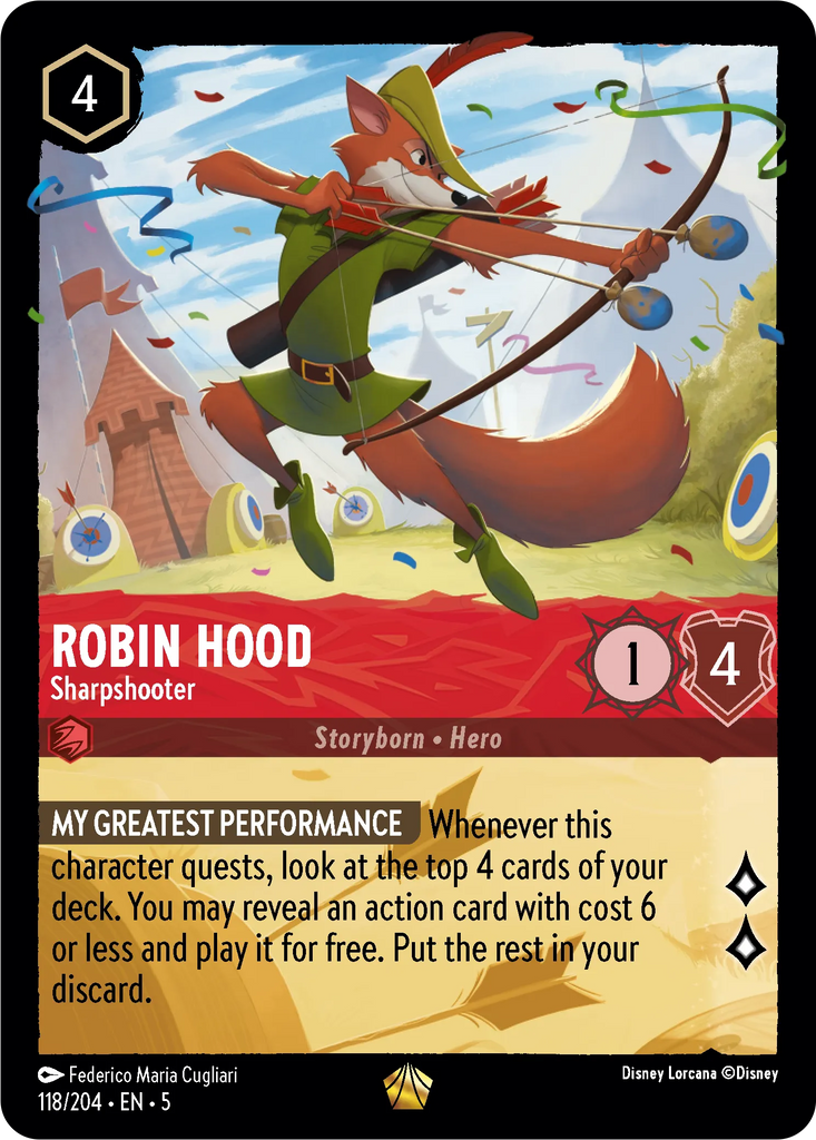 5SSK-118, L, Robin Hood - Sharpshooter (Foil)