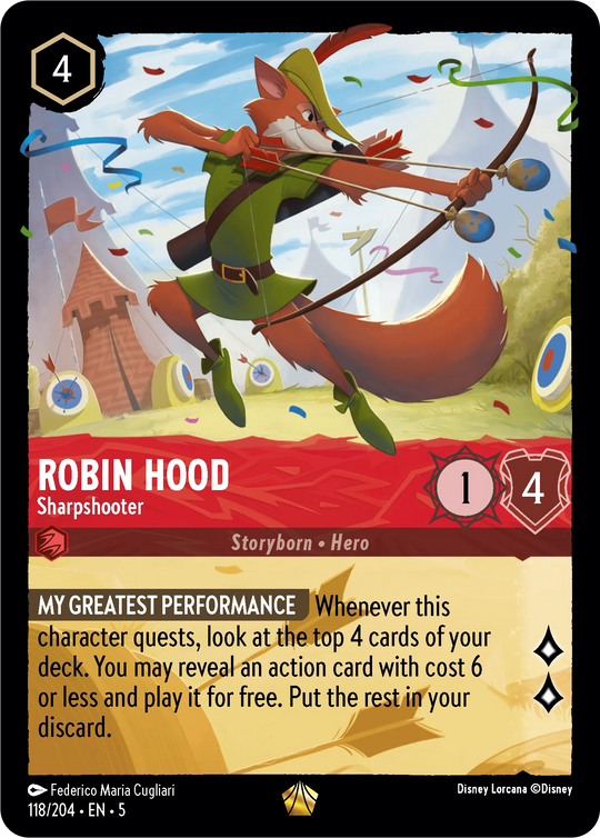 5SSK-118, L, Robin Hood - Sharpshooter (Foil)