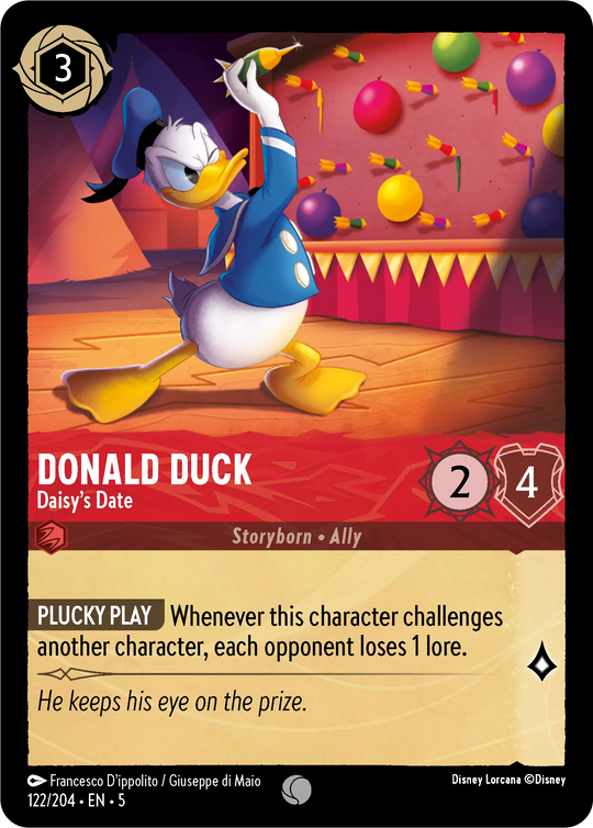 5SSK-122, C, Donald Duck - Daisy's Date (Foil)