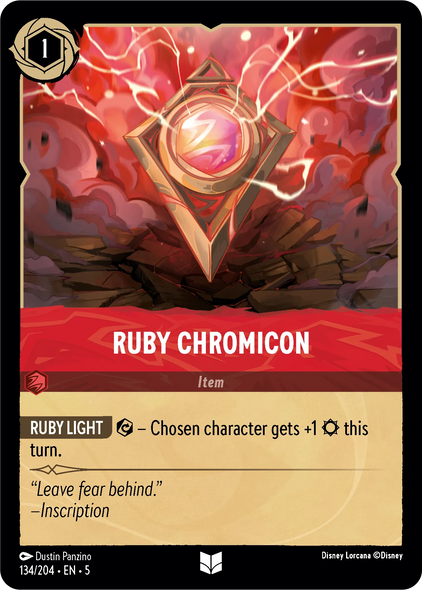 5SSK-134, UC, Ruby Chromicon (Foil)