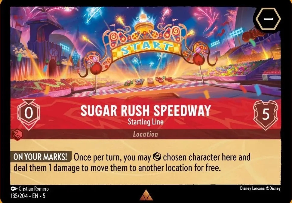 5SSK-135, R, Sugar Rush Speedway - Starting Line (Foil)