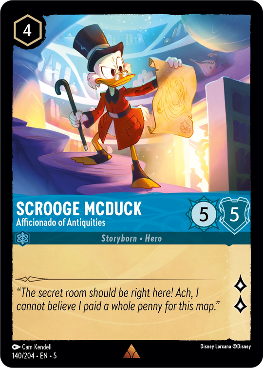5SSK-140, R, Scrooge McDuck - Afficionado of Antiquities