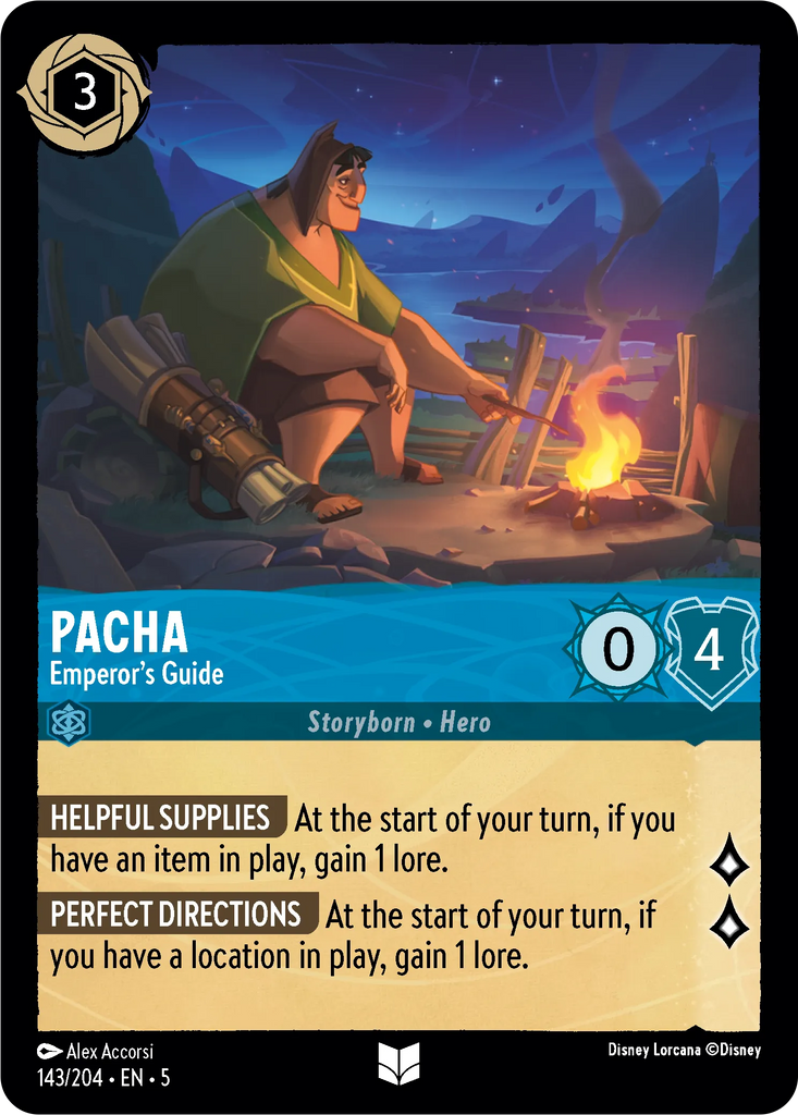 5SSK-143, UC, Pacha - Emperor's Guide