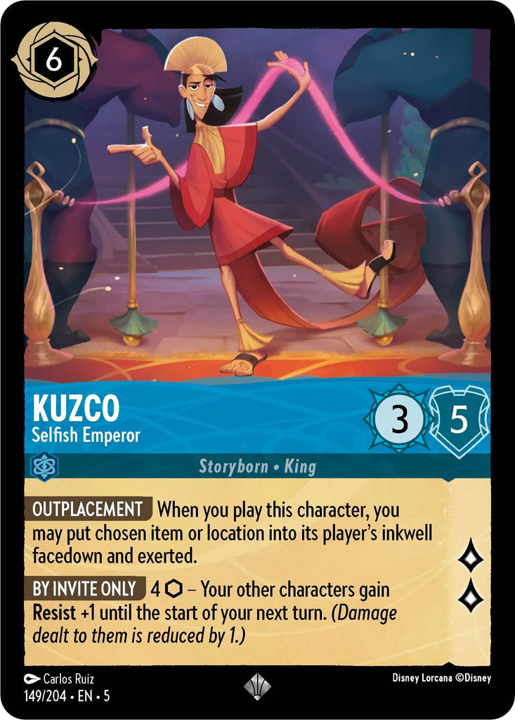 5SSK-149, SR, Kuzco - Selfish Emperor (Foil)
