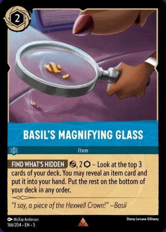 5SSK-166, R, Basil's Magnifying Glass (Foil)