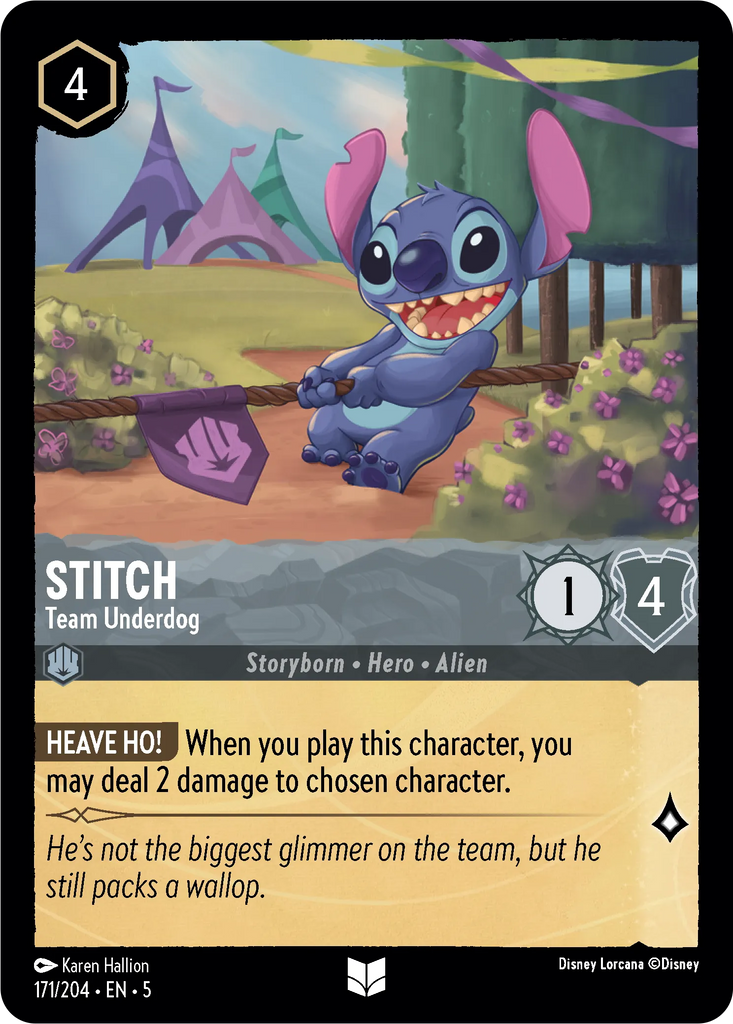 5SSK-171, UC, Stitch - Team Underdog (Foil)