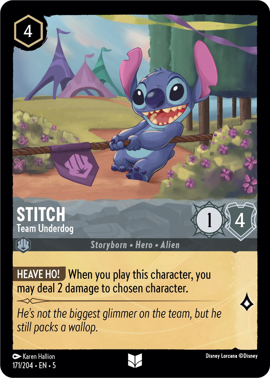 5SSK-171, UC, Stitch - Team Underdog (Foil)