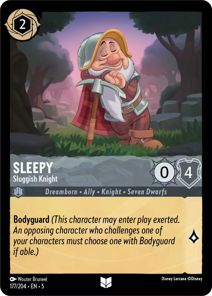 5SSK-177, UC, Sleepy - Sluggish Knight (Foil)