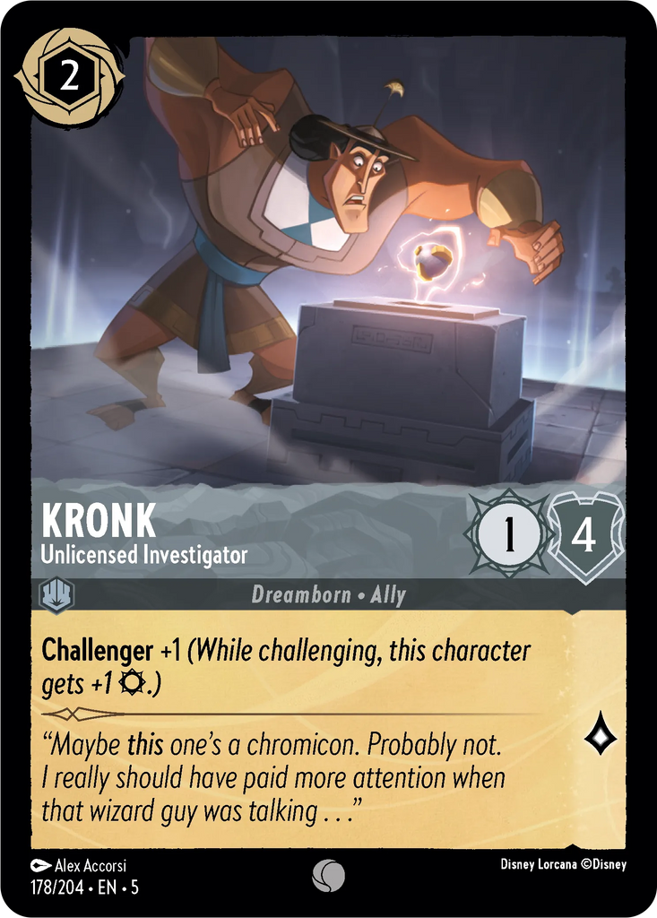5SSK-178, C, Kronk - Unlicensed Investigator (Foil)