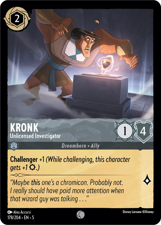5SSK-178, C, Kronk - Unlicensed Investigator