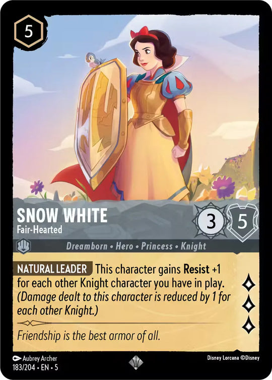 5SSK-183, SR, Snow White - Fair-Hearted (Foil)