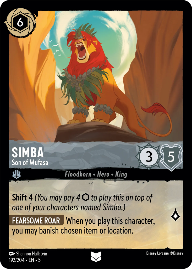 5SSK-192, UC, Simba - Son of Mufasa (Foil)