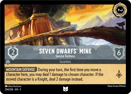 5SSK-204, UC, Seven Dwarfs' Mine - Secure Fortress (Foil)